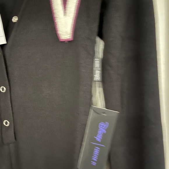 NWT Disney Forever 21 Villians Ribbed Black long sleeve romper women’s small - Picture 8 of 10